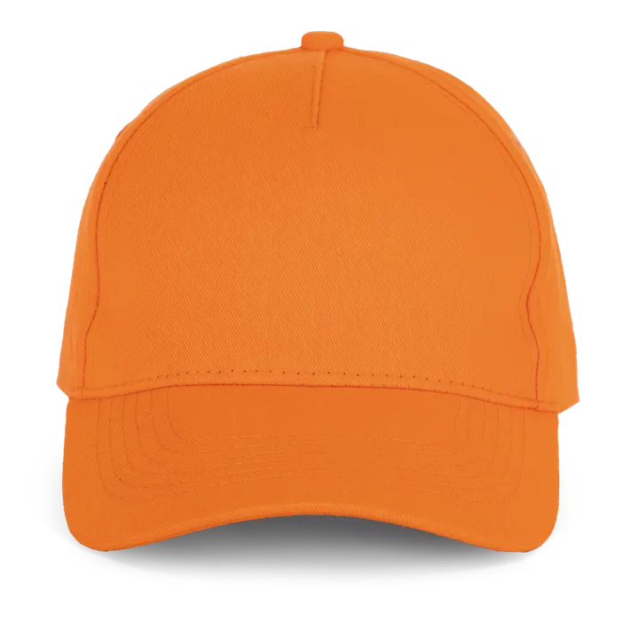 K-loop-Tracking Kappe aus recycelter Baumwolle und Polyester - 5 Panels Orange