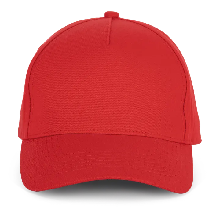 K-loop-Tracking Kappe aus recycelter Baumwolle und Polyester - 5 Panels Red