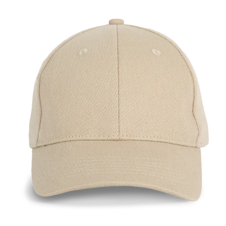 K-loop-Tracking Kappe aus recycelter Baumwolle und Polyester - 6 Panels Beige