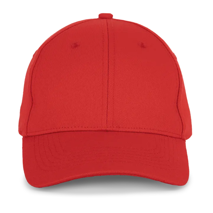 K-loop-Tracking Kappe aus recycelter Baumwolle und Polyester - 6 Panels Red