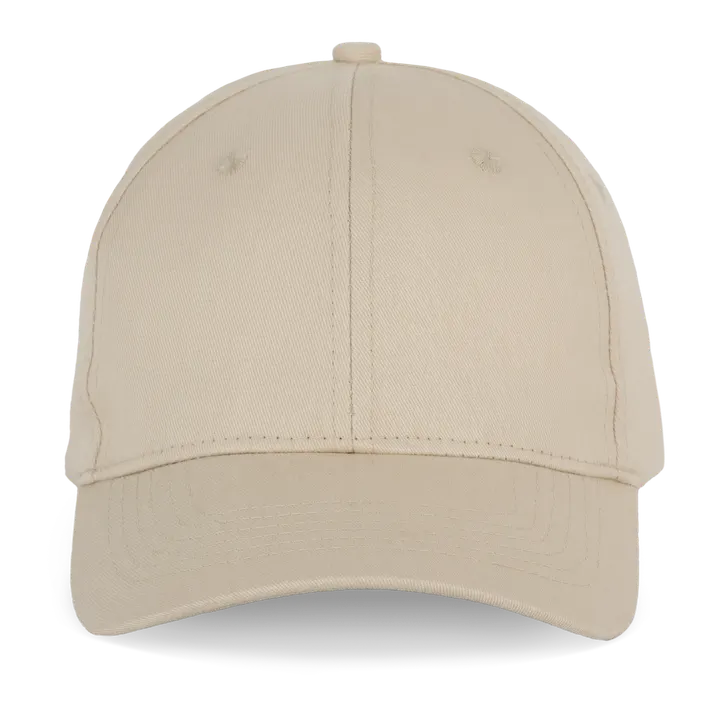 K-loop-Tracking Kappe aus recycelter Baumwolle und Polyester - 6 Panels Beige