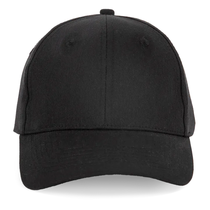 K-loop-Tracking Kappe aus recycelter Baumwolle und Polyester - 6 Panels Black