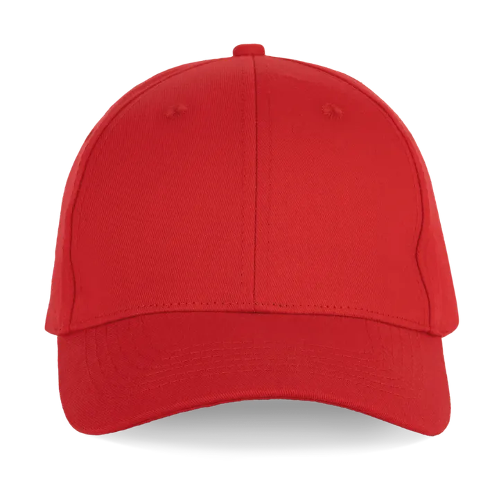 K-loop-Tracking Kappe aus recycelter Baumwolle und Polyester - 6 Panels Red