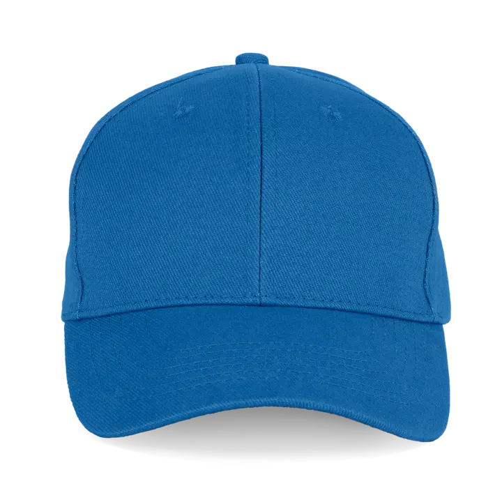 Casquette en coton bio - 6 panneaux Sea Blue