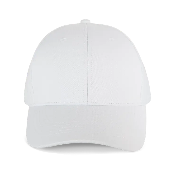 6-Panel-Kappe - K-up Gold Label White
