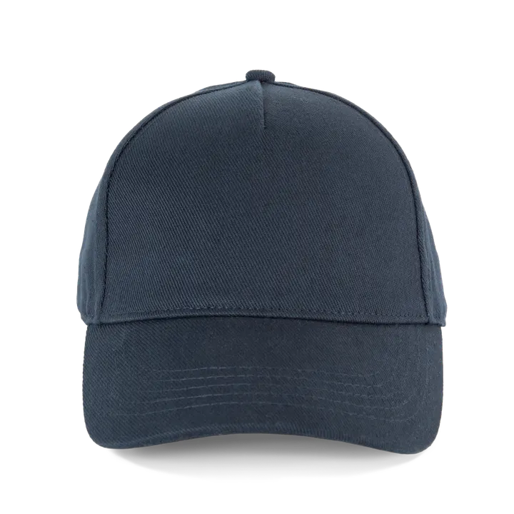 Casquette en coton bio 5 panneaux - K-up Gold Label Navy