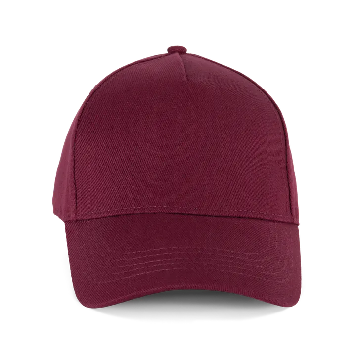 Casquette en coton bio 5 panneaux - K-up Gold Label Wine