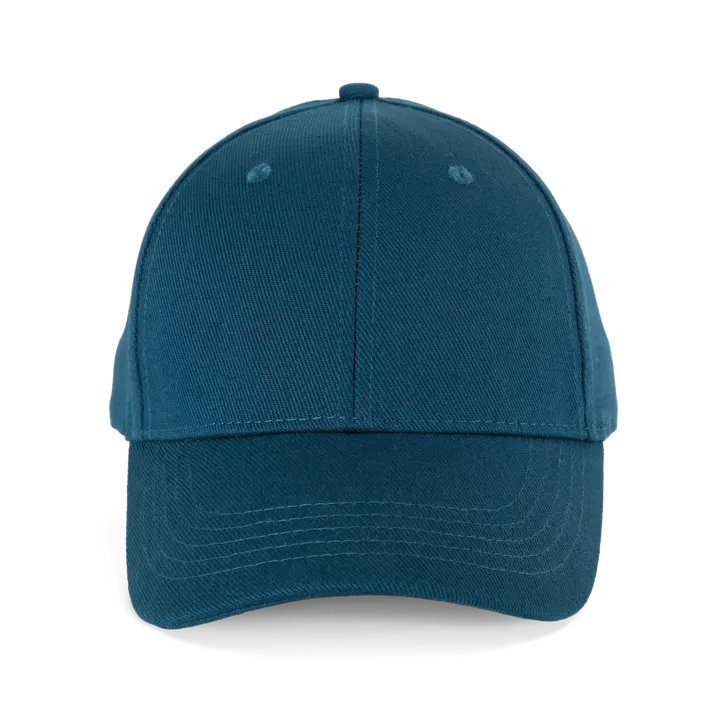 Casquette en coton bio 6 panneaux - K-up Gold Label Ink Blue