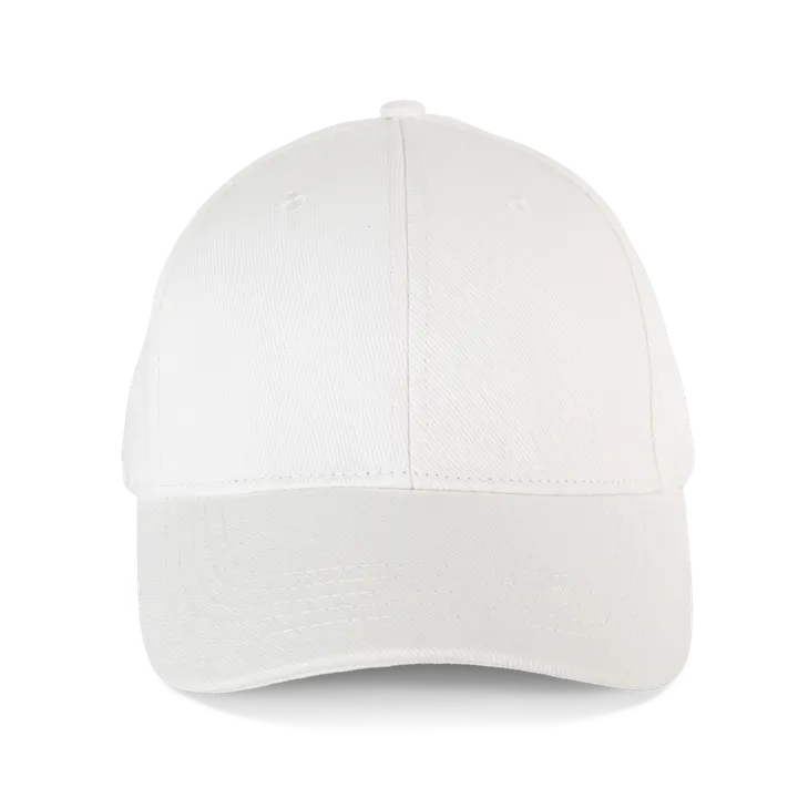 Casquette en coton bio 6 panneaux - K-up Gold Label Off White