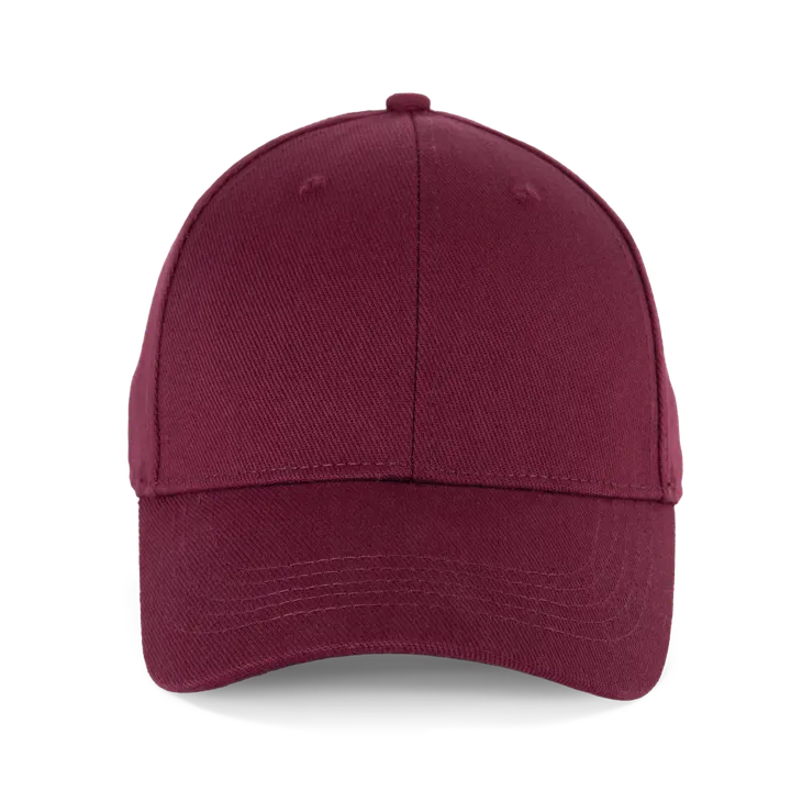 Casquette en coton bio 6 panneaux - K-up Gold Label Wine