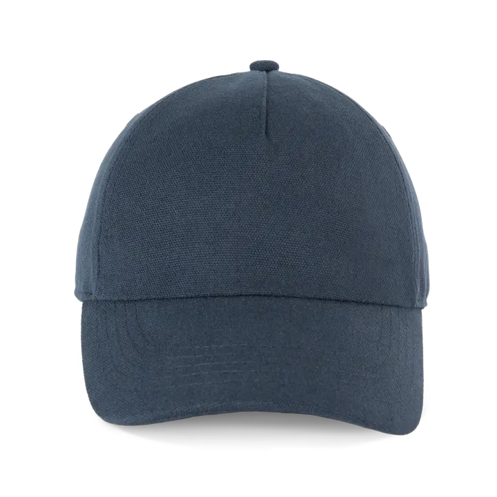 5-Panel-Kappe aus Canvas – K-up Gold Label Navy