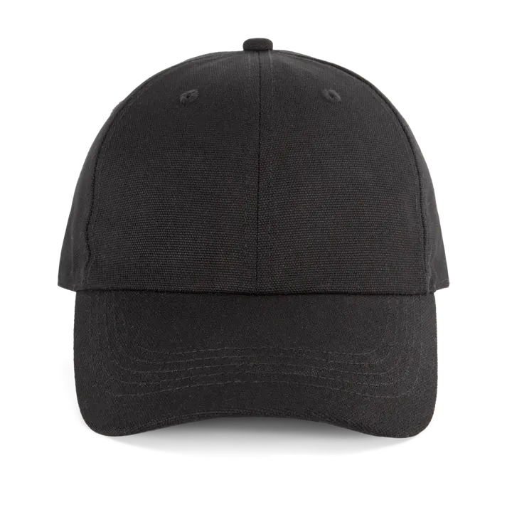 Casquette en toile de coton 6 panneaux - K-up Gold Label Black