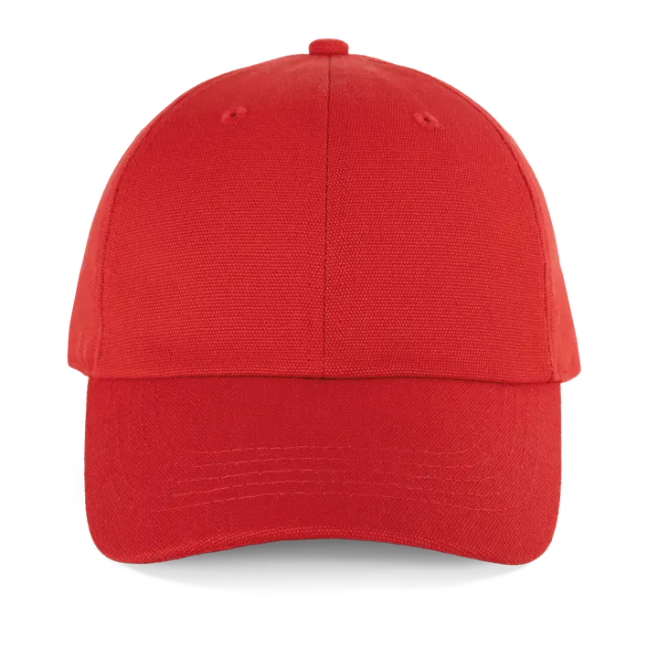 Casquette en toile de coton 6 panneaux - K-up Gold Label Crimson Red