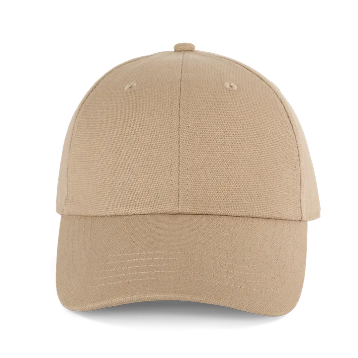 Casquette en toile de coton 6 panneaux - K-up Gold Label Oak Brown