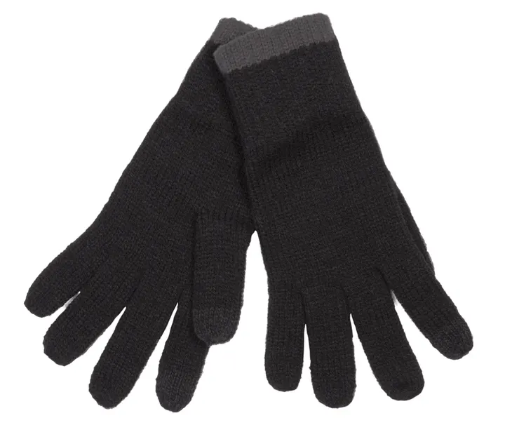 Gants compatibles écran tactile Black / Dark Grey