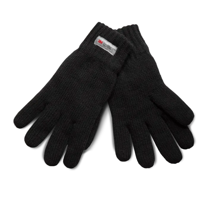Thinsulate™-Strickhandschuhe Black