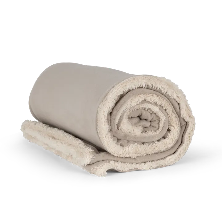 Plaid sherpa Beige