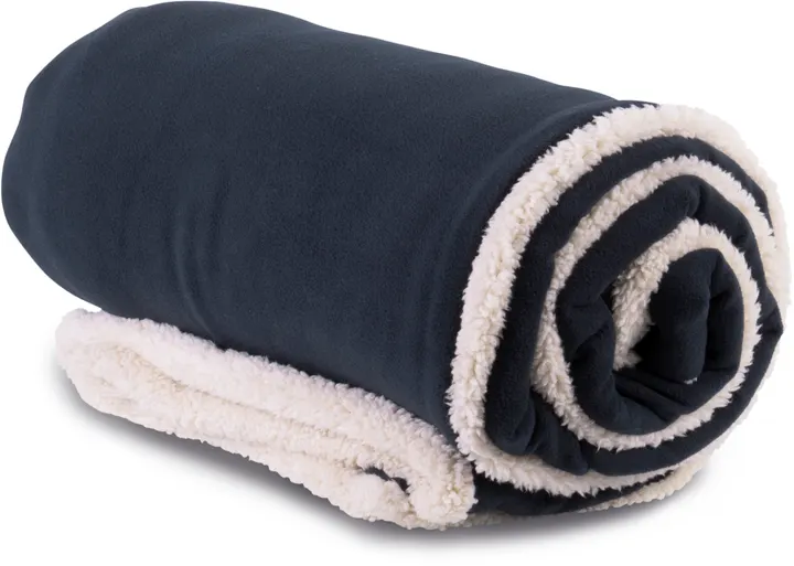 Plaid sherpa Night Navy