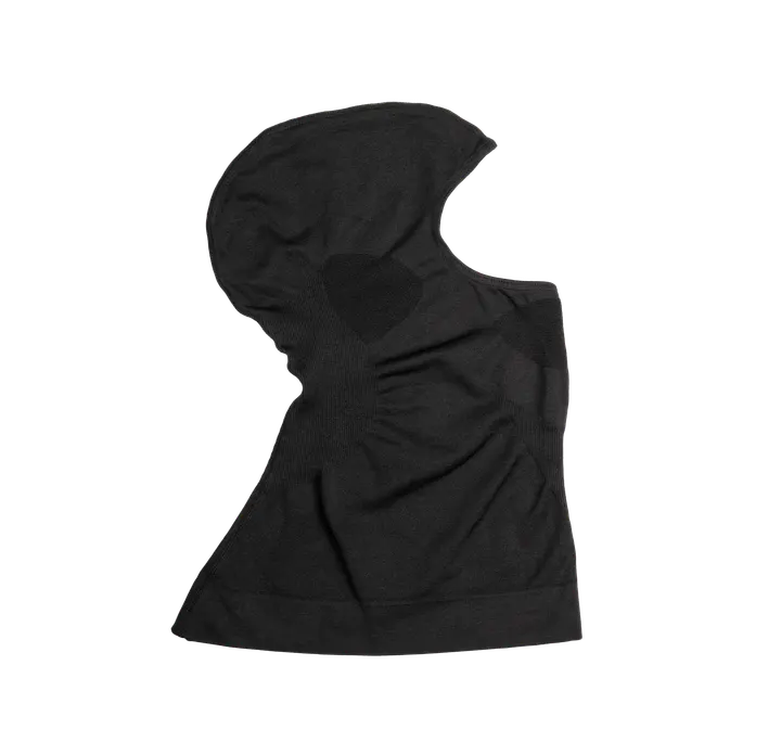 Nahtlose Srurmhaube Kind Black