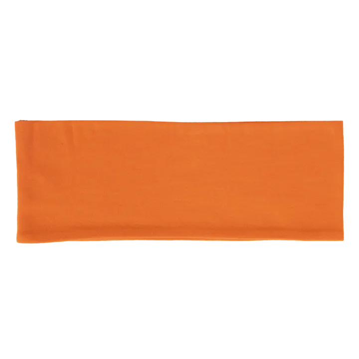 Stirnband aus Bio-Baumwolle Orange