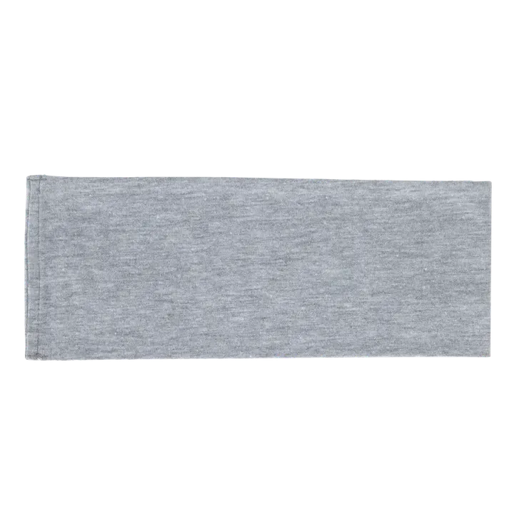 Stirnband aus Bio-Baumwolle Oxford grey