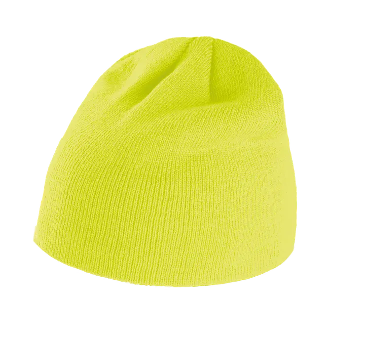 Beanie Strickmütze Fluorescent Yellow