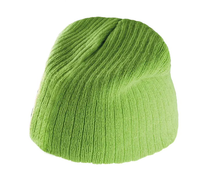Rippstrick-Mütze Lime