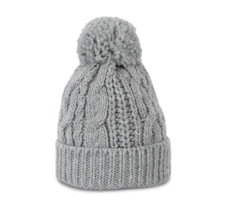 Bonnet en maille tricot Alloy Grey Heather