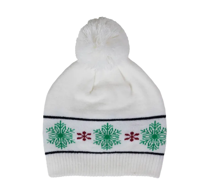 Bonnet motifs de Noël Off White