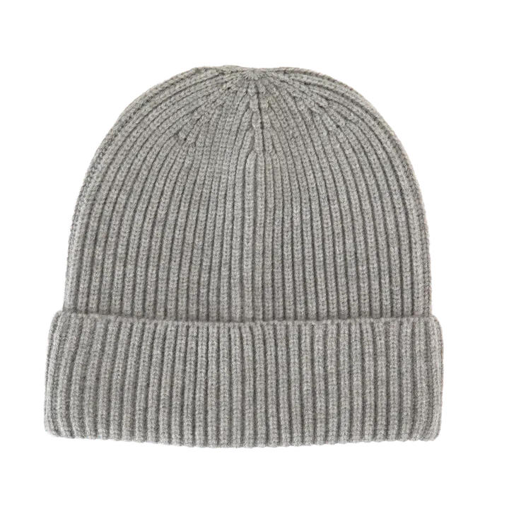 Strickmütze mit Umschlag - K-up Gold Label Ashen Grey Heather