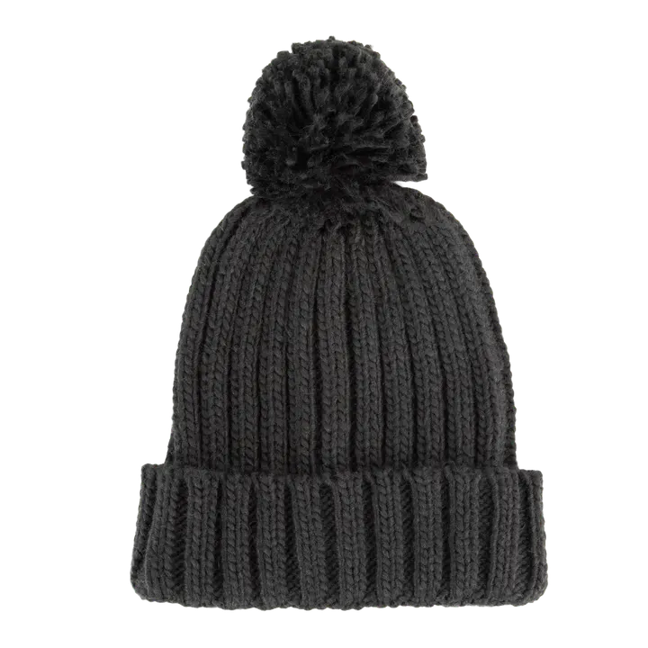 Bonnet à pompon Black