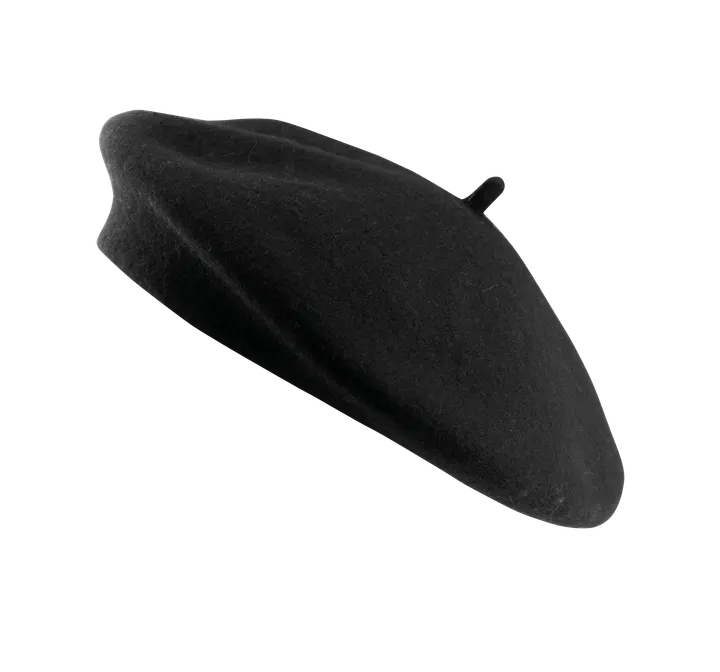 Baskenmütze Black