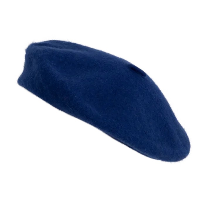 Baskenmütze Royal Blue