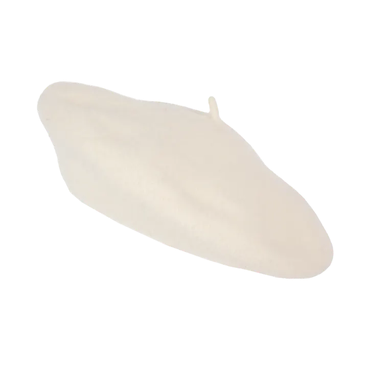Baskenmütze Shell White