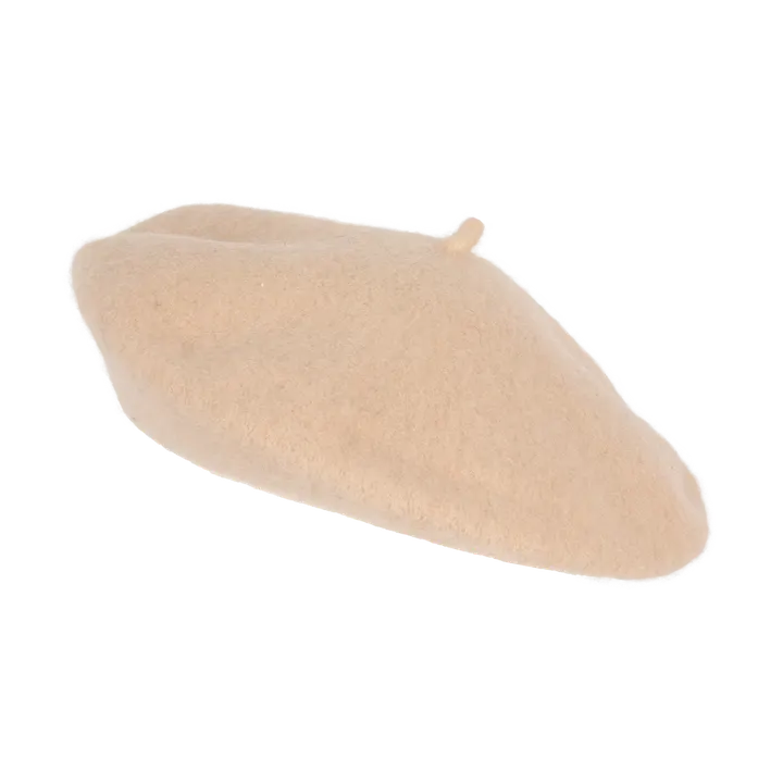 Baskenmütze Warm Beige