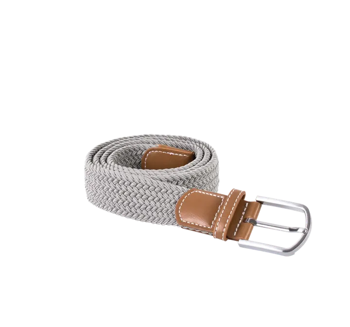 Ceinture tressée élastiquée Light Grey