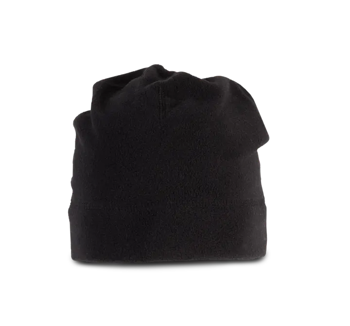 Bonnet recyclé micropolaire Black