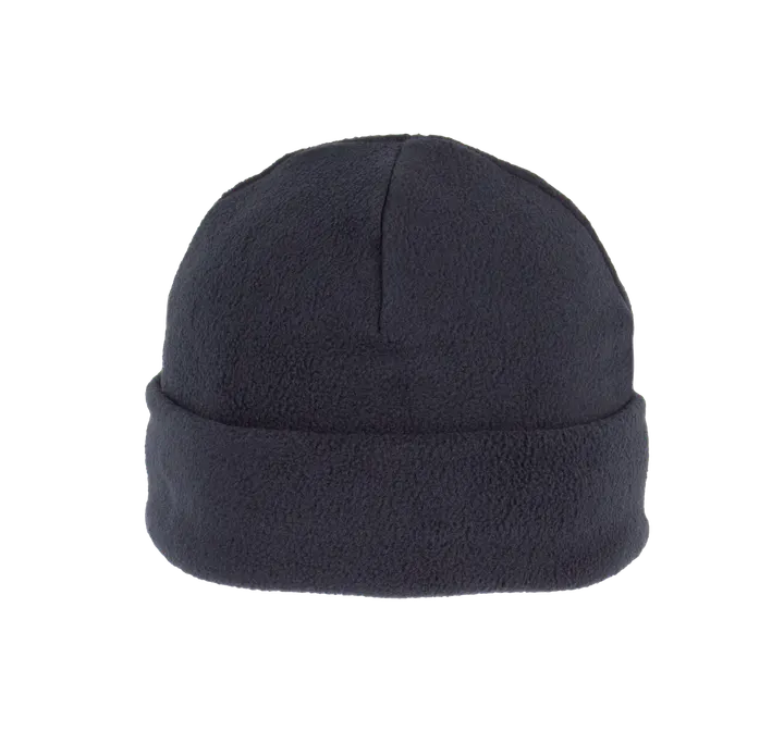 Bonnet recyclé micropolaire avec revers Navy
