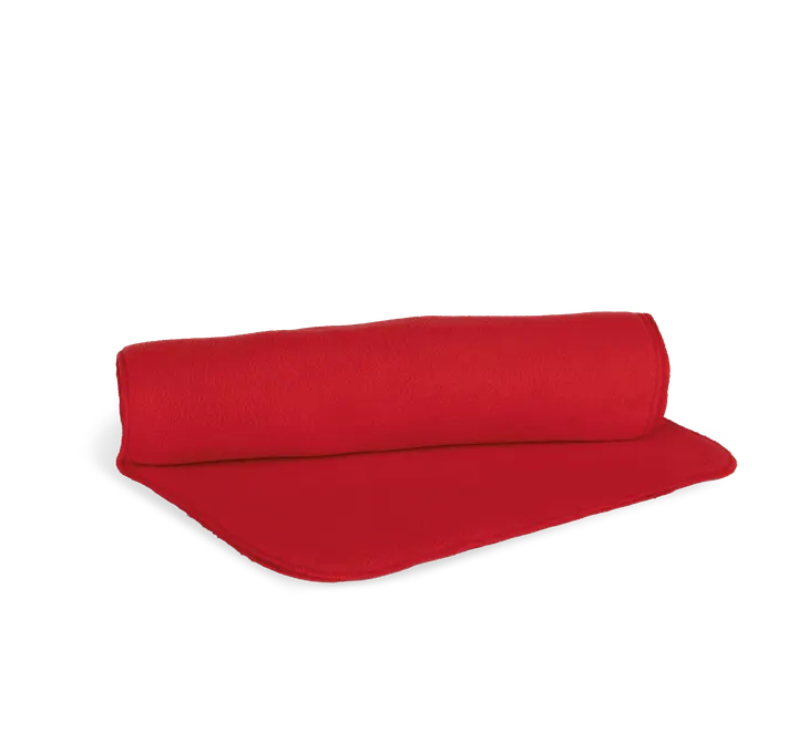 Recycelte Schal aus Mikrofleece Red