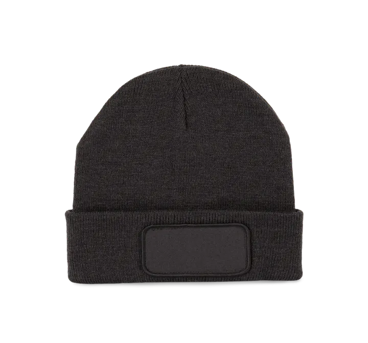 Bonnet recyclé avec patch Dark Grey