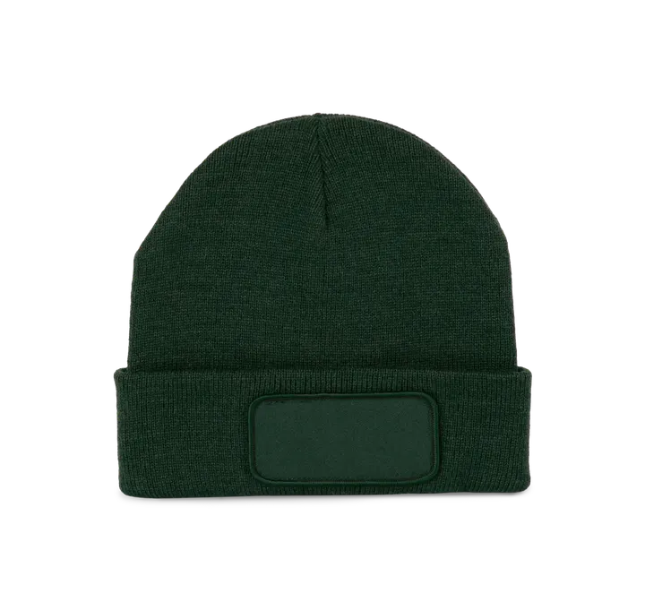 Bonnet recyclé avec patch Forest Green