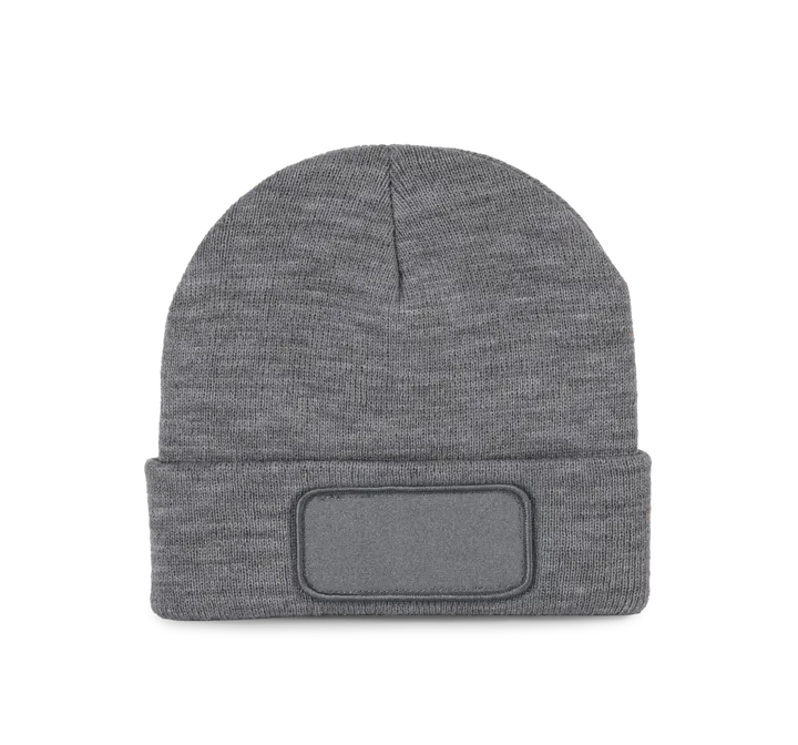 Bonnet recyclé avec patch Oxford grey