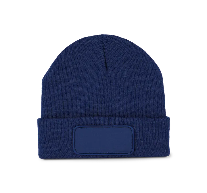 Bonnet recyclé avec patch Royal Blue