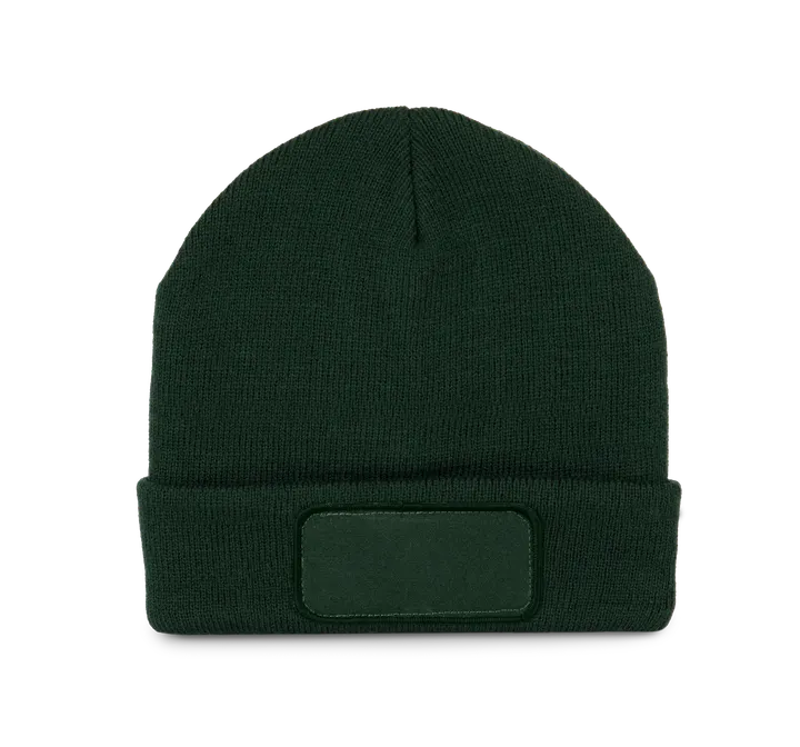 Bonnet recyclé avec patch et doublure Thinsulate™ Forest Green