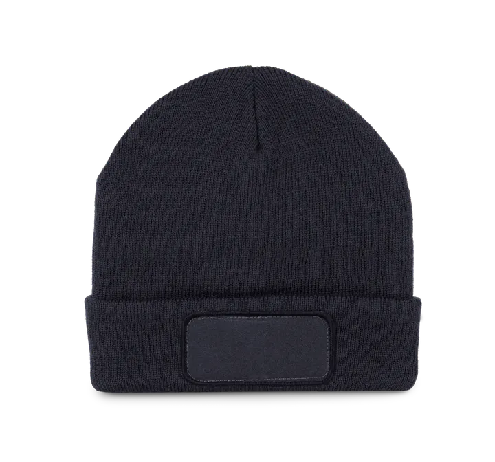 Bonnet recyclé avec patch et doublure Thinsulate™ Navy