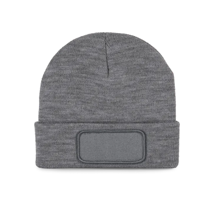 Bonnet recyclé avec patch et doublure Thinsulate™ Oxford grey