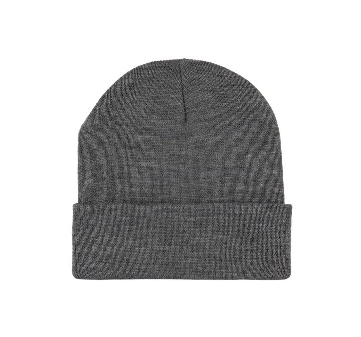 Bonnet recyclé avec revers tricoté Grey Heather