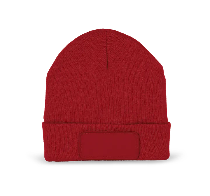 Mütze mit Patch und Thinsulate-Futter Red