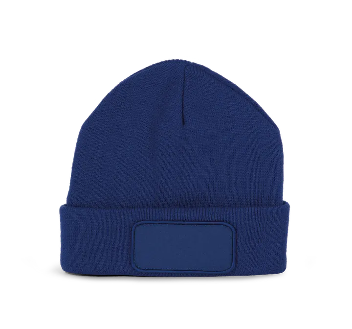 Mütze mit Patch und Thinsulate-Futter Royal Blue