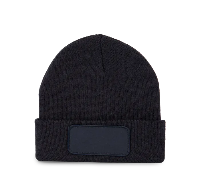 Mütze mit Patch Navy